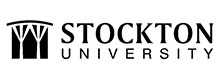Stockton University logo with a stylized tree emblem