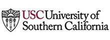 USC logo with shield on the left and the text'USC University of Southern California' on the right.